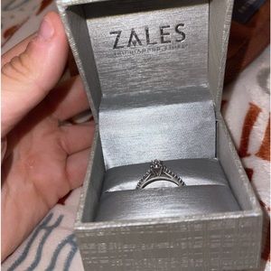 1/5 ct tw diamond promise ring in 10k white gold zales